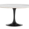Tables A Manger^Flamant Aboah, Table A Manger, Ronde, Marbre Blanc, 145 Cm
