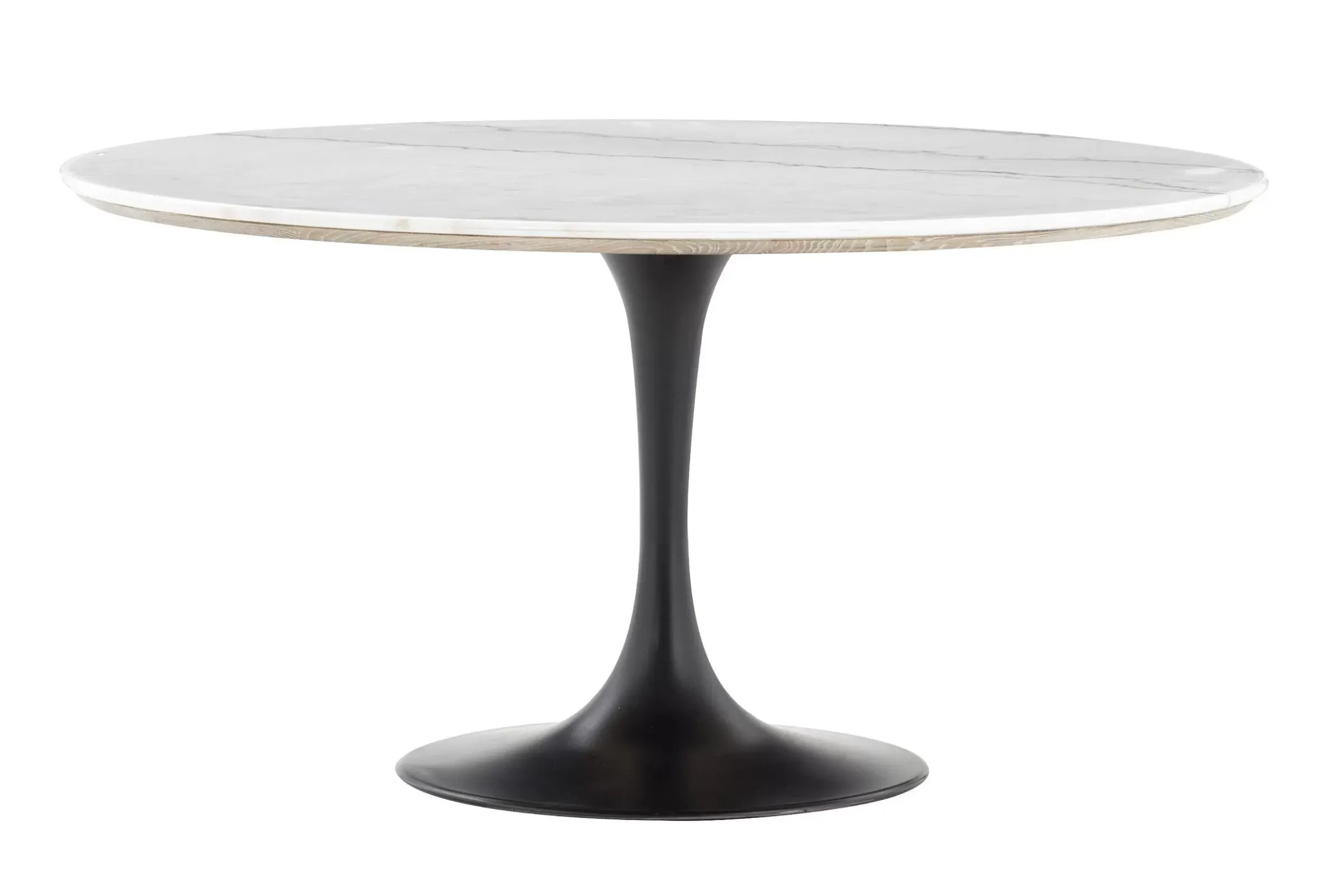 Tables A Manger^Flamant Aboah, Table A Manger, Ronde, Marbre Blanc, 145 Cm
