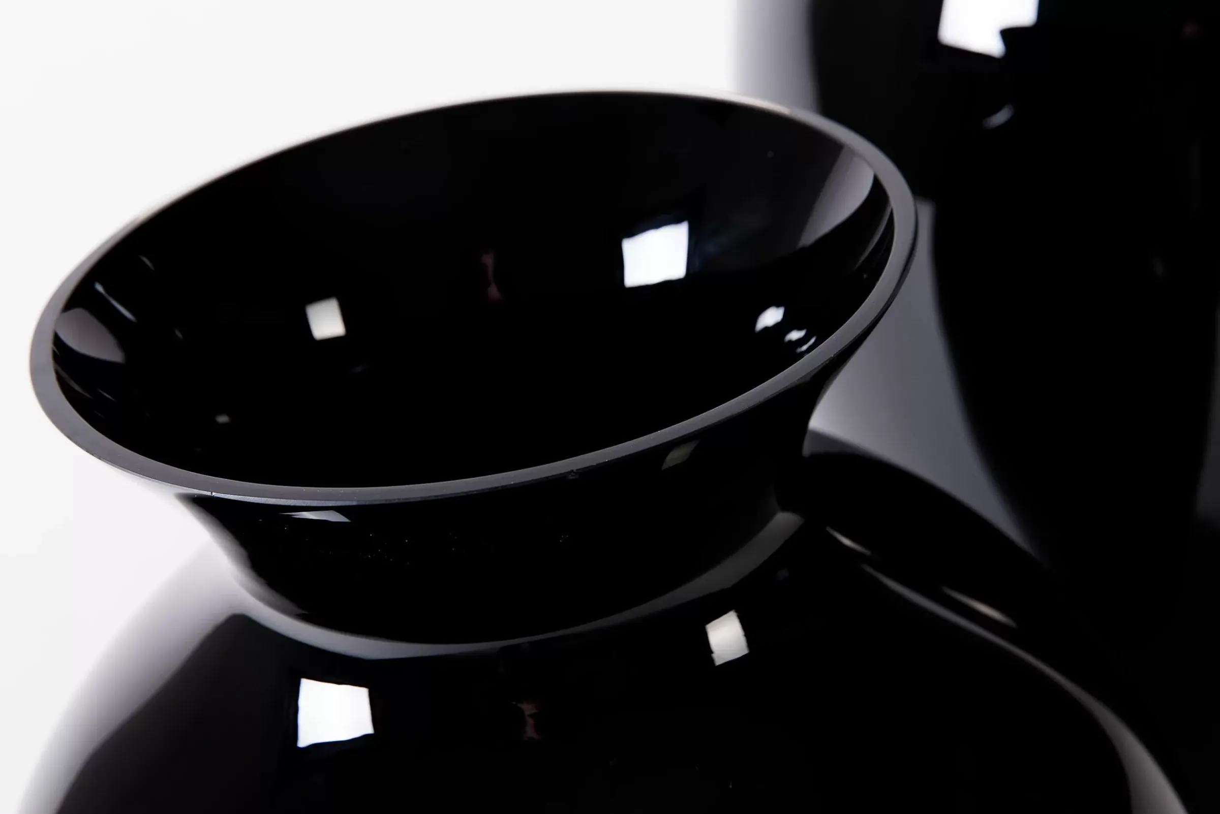 Décoration^Flamant Adina, Vase, Noir, Souffle Bouche, 70Cm