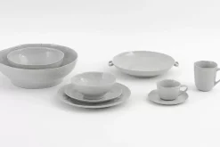 Assiettes, Plats Et Bols^Flamant Alanah, Assiette, Ceramique, Gris, 21,5Cm