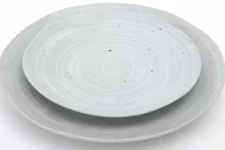 Assiettes, Plats Et Bols^Flamant Alanah, Assiette, Ceramique, Gris, 21,5Cm