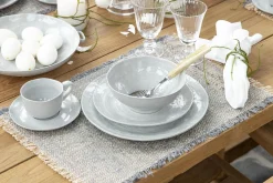 Assiettes, Plats Et Bols^Flamant Alanah, Assiette, Ceramique, Gris, 27Cm