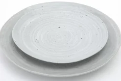 Assiettes, Plats Et Bols^Flamant Alanah, Assiette, Ceramique, Gris, 27Cm