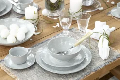 Assiettes, Plats Et Bols^Flamant Alanah, Bol De Service, Ceramique, Gris, 25,5Cm