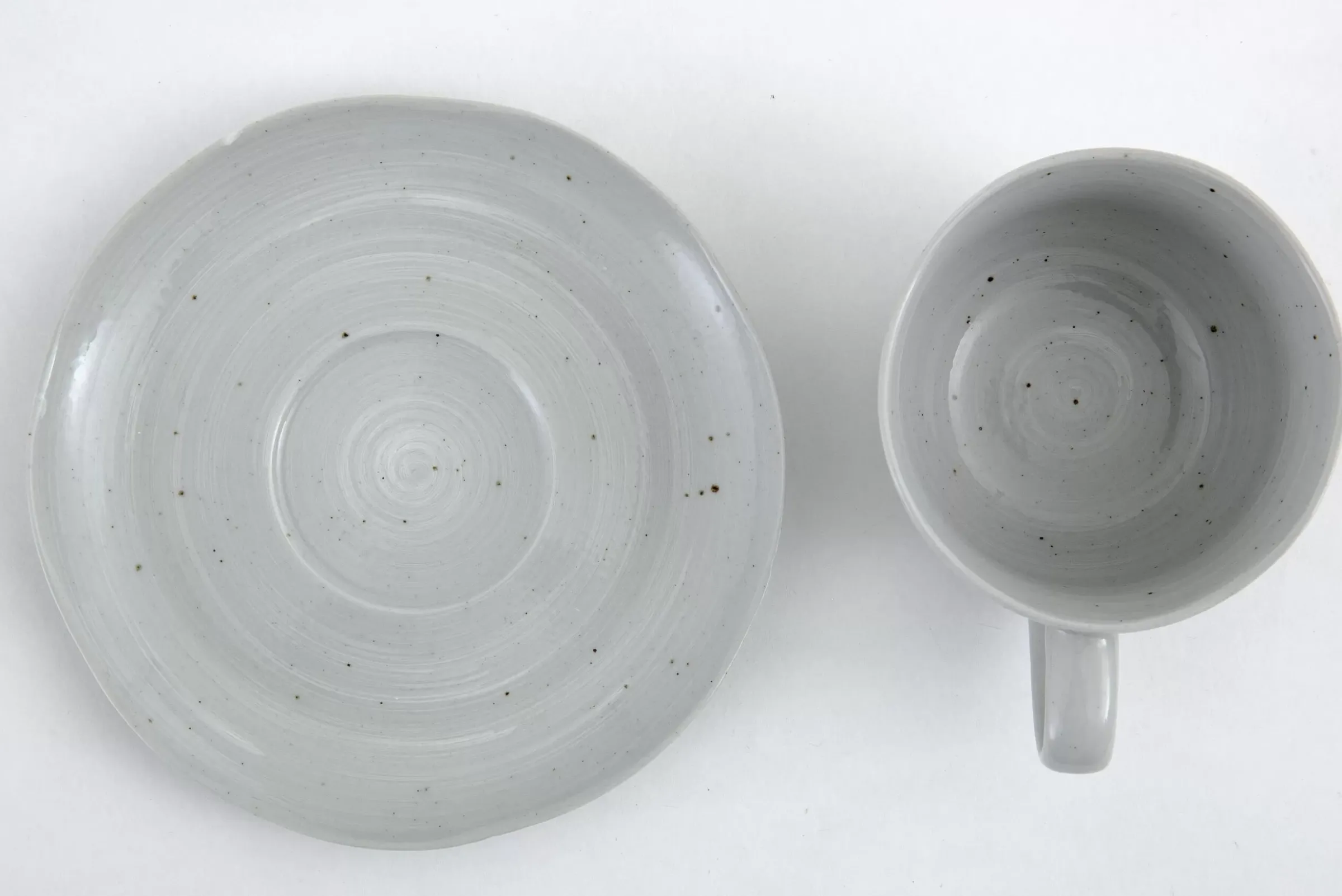 Fete Des Meres^Flamant Alanah, Tasse Et Soucoupe, Ceramique, Gris, 150Ml