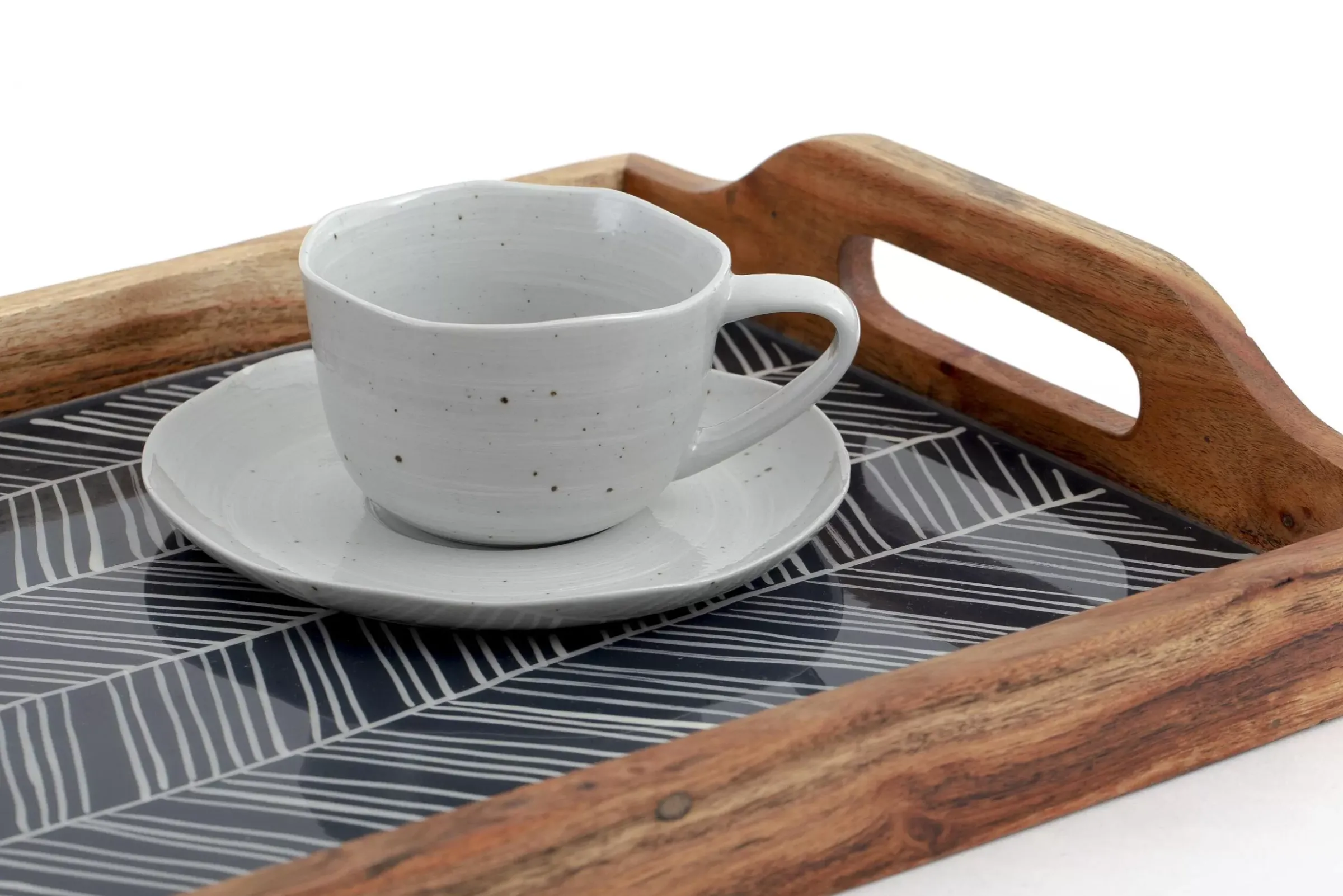 Fete Des Meres^Flamant Alanah, Tasse Et Soucoupe, Ceramique, Gris, 150Ml