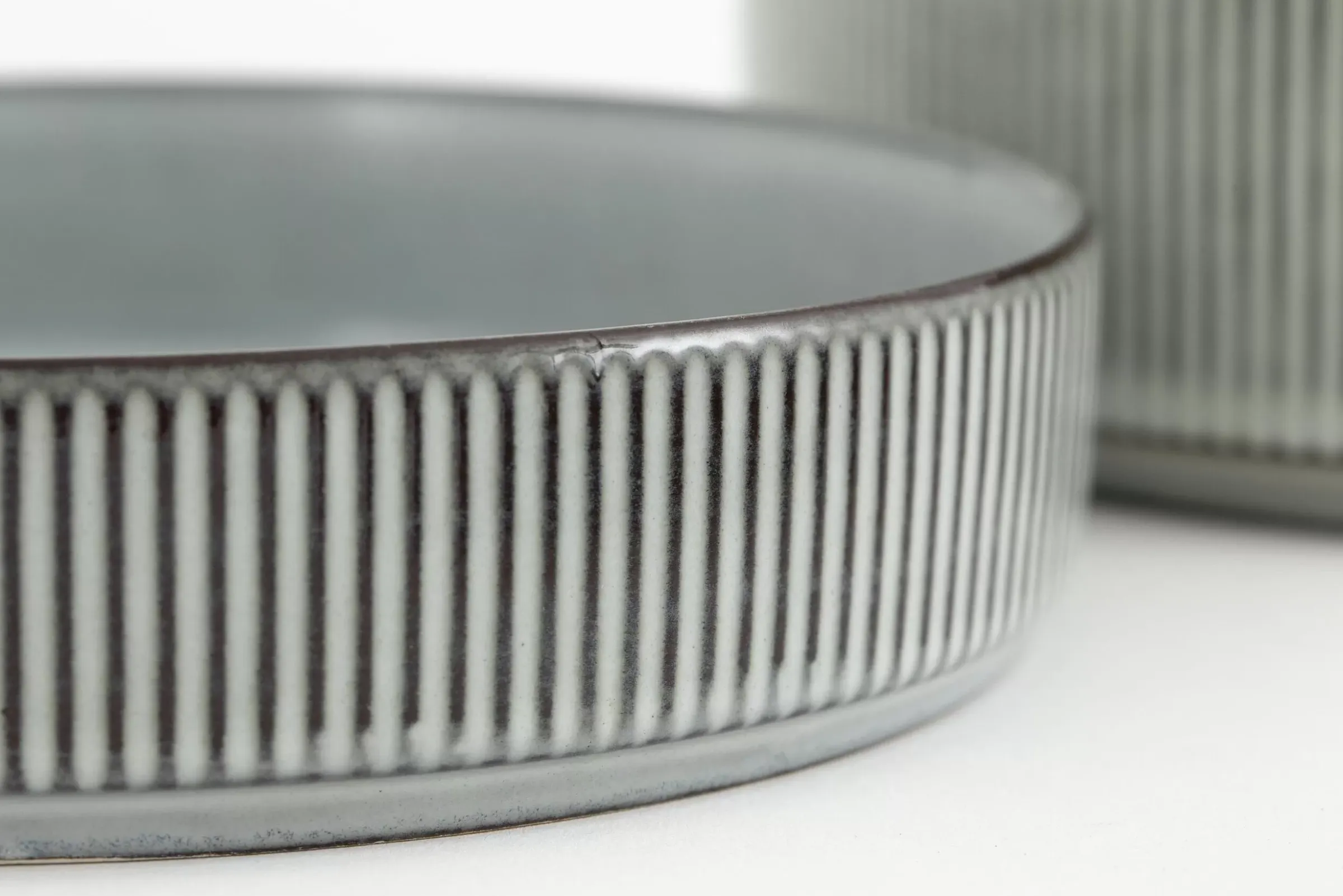 Assiettes, Plats Et Bols^Flamant Architecto, Assiette A Pates, Ceramique, Gris
