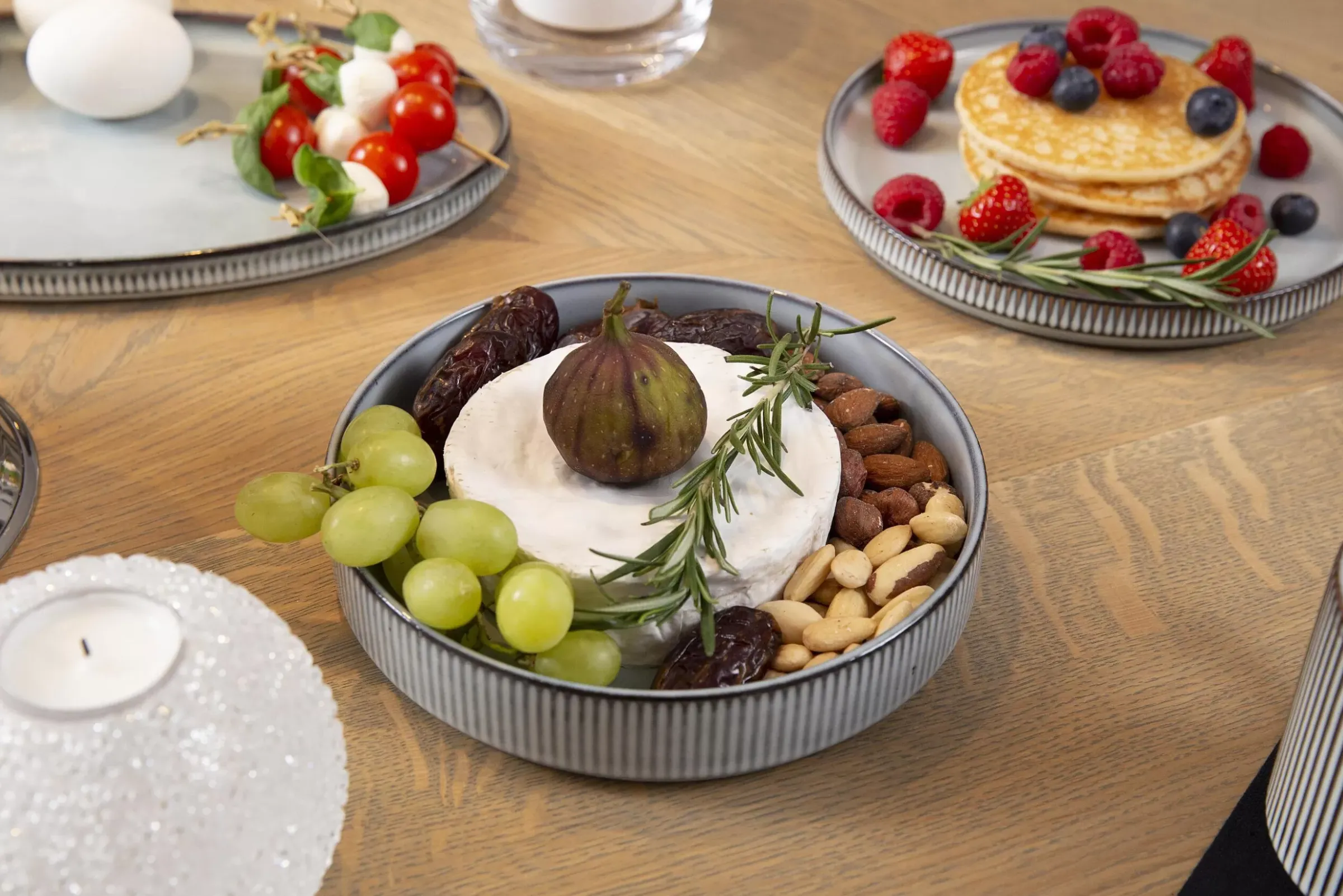 Assiettes, Plats Et Bols^Flamant Architecto, Assiette A Pates, Ceramique, Gris
