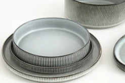 Assiettes, Plats Et Bols^Flamant Architecto, Assiette, Ceramique, Gris, 25,5Cm