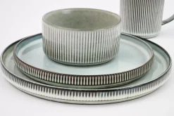 Assiettes, Plats Et Bols^Flamant Architecto, Assiette, Ceramique, Gris, 20,5Cm