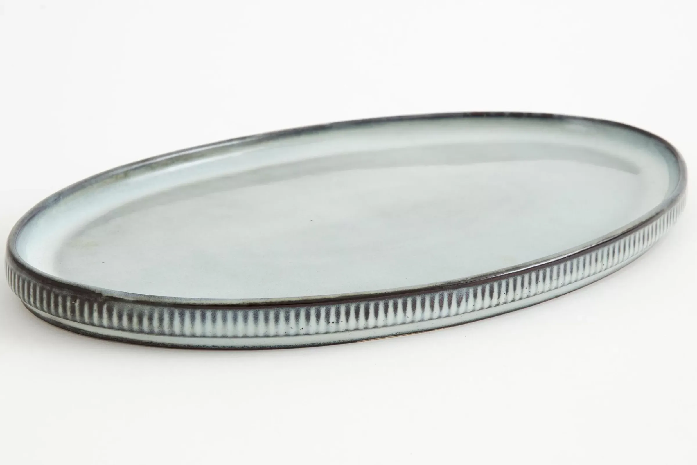 Assiettes, Plats Et Bols^Flamant Architecto, Assiette De Service, Ceramique, Gris