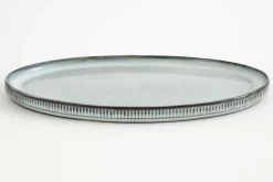 Assiettes, Plats Et Bols^Flamant Architecto, Assiette De Service, Ceramique, Gris