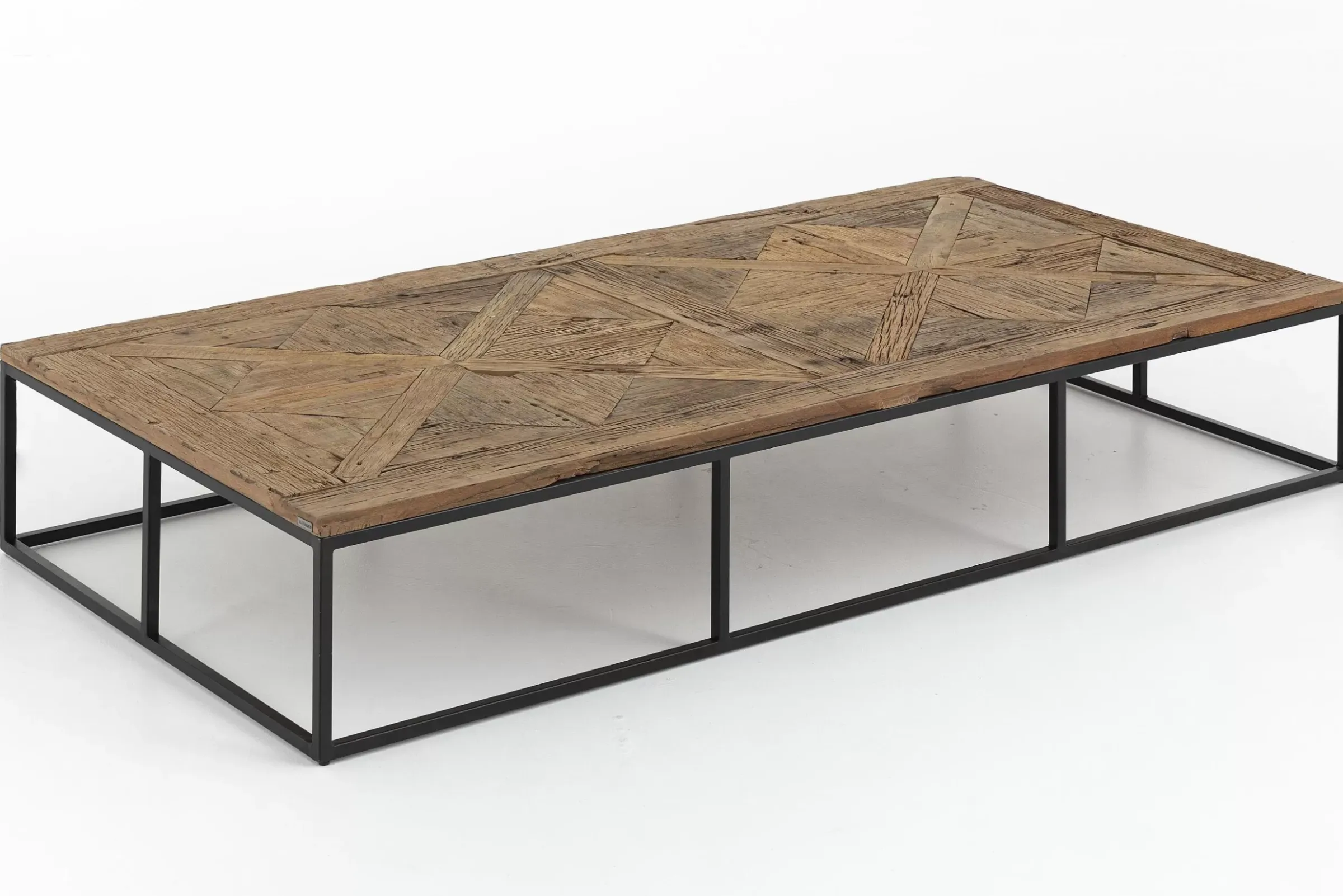 Table A Cafe^Flamant Archy, Table Basse, Rectangulaire, Bois Et Metal