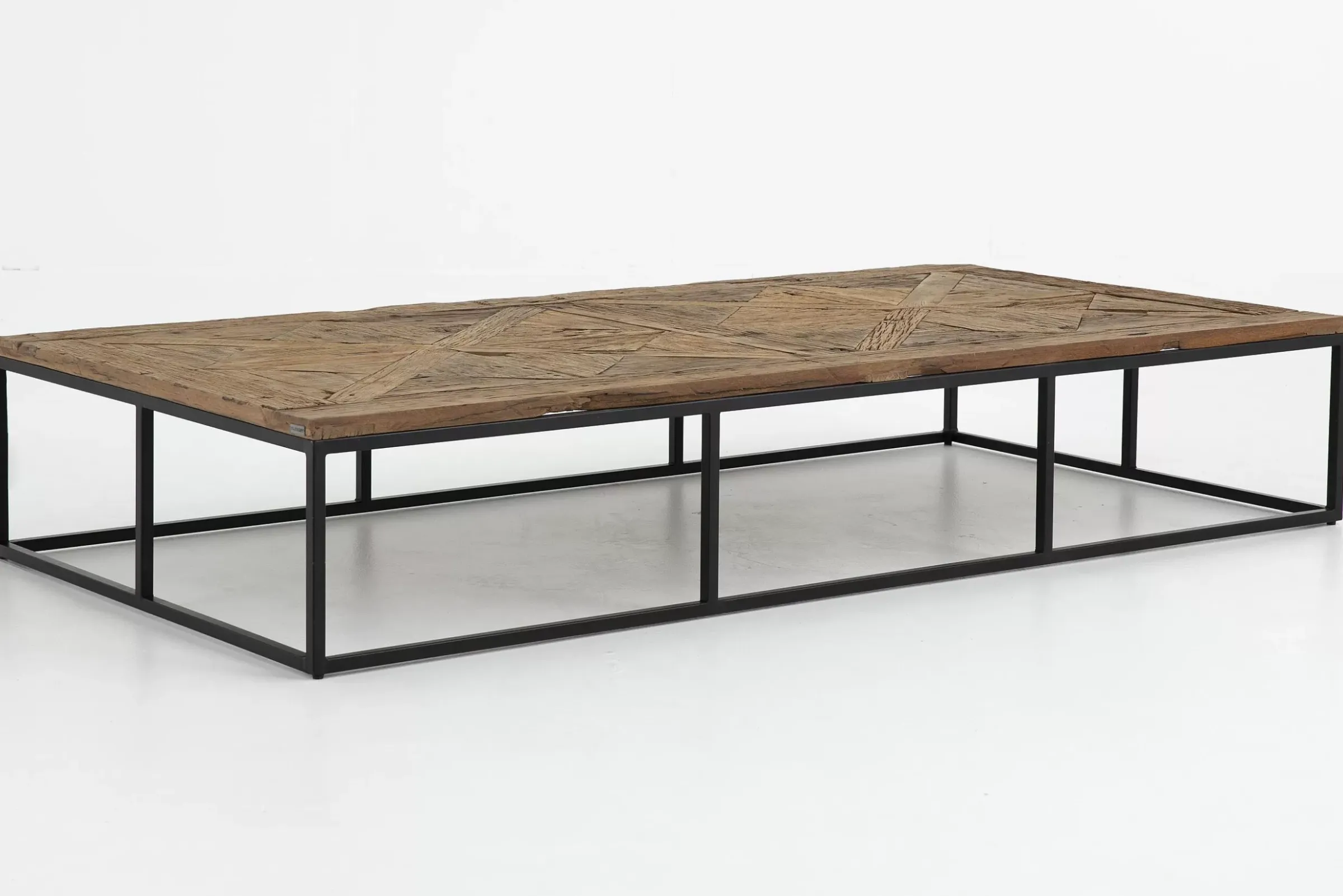 Table A Cafe^Flamant Archy, Table Basse, Rectangulaire, Bois Et Metal