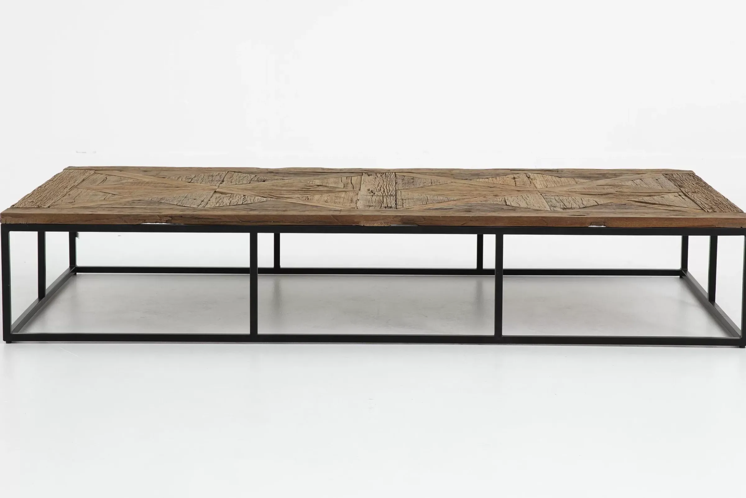 Table A Cafe^Flamant Archy, Table Basse, Rectangulaire, Bois Et Metal