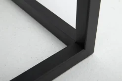 Table A Cafe^Flamant Armand, Table D'Appoint, Chene Noir Et Metal
