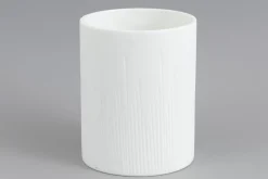 Décoration^Flamant Ayla, Vase, Verre, Blanc, O17,5X21,5H
