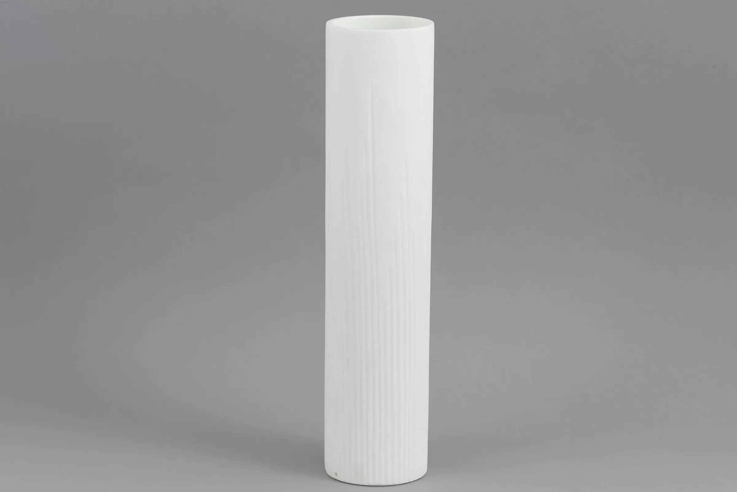Décoration^Flamant Ayla, Vase, Verre, Blanc, O10,5X44H