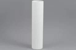 Décoration^Flamant Ayla, Vase, Verre, Blanc, O10,5X44H