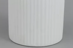 Décoration^Flamant Ayla, Vase, Verre, Blanc, O10,5X44H