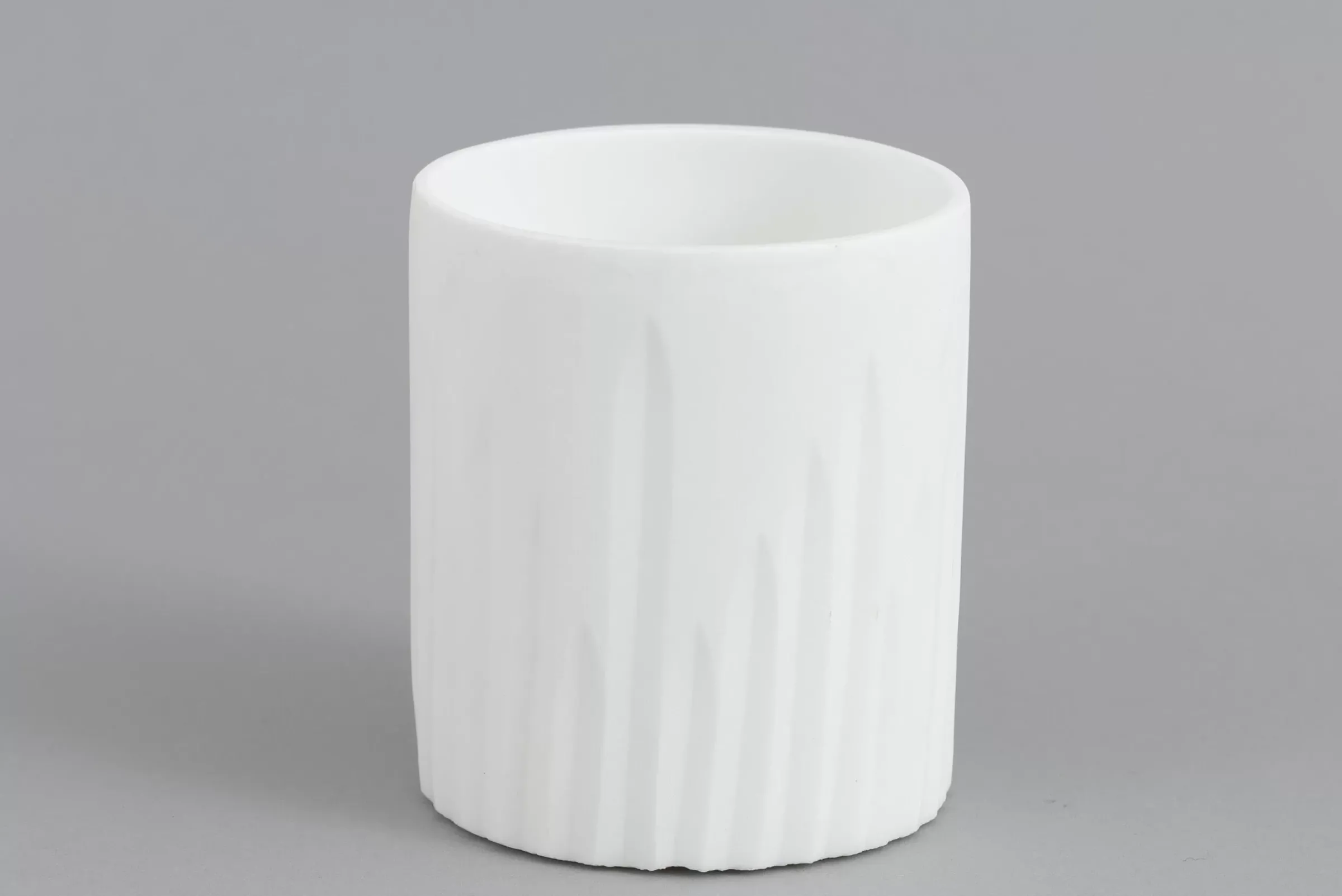 Décoration^Flamant Ayla, Vase, Verre, Blanc, O8X9,5H