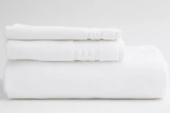 Textiles^Flamant Baobao, Serviette A Main, Blanc, 50X100 Cm