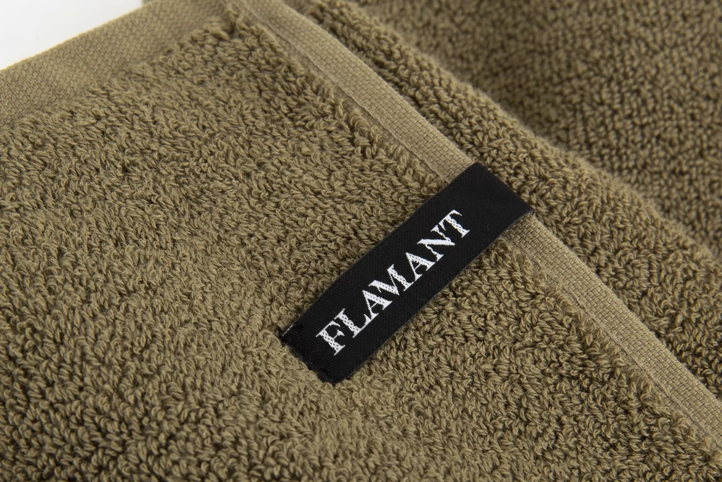 Textiles^Flamant Baobao, Serviette De Bain, Kaki, 100X180 Cm