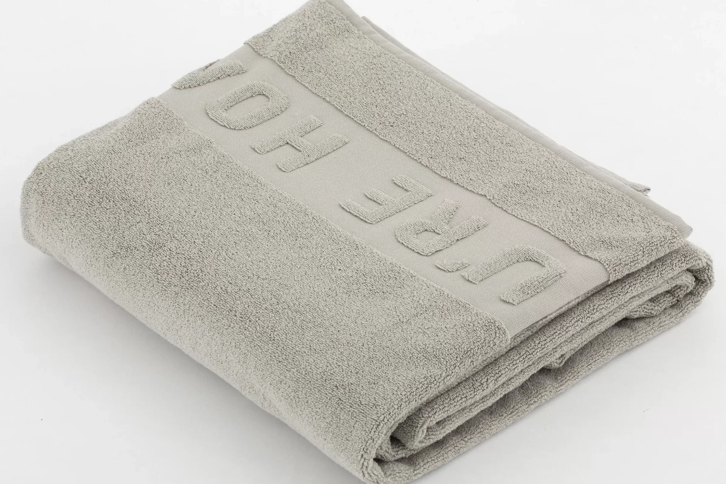 Textiles^Flamant Baobao, Serviette De Bain, Gris Clair, 100X180 Cm