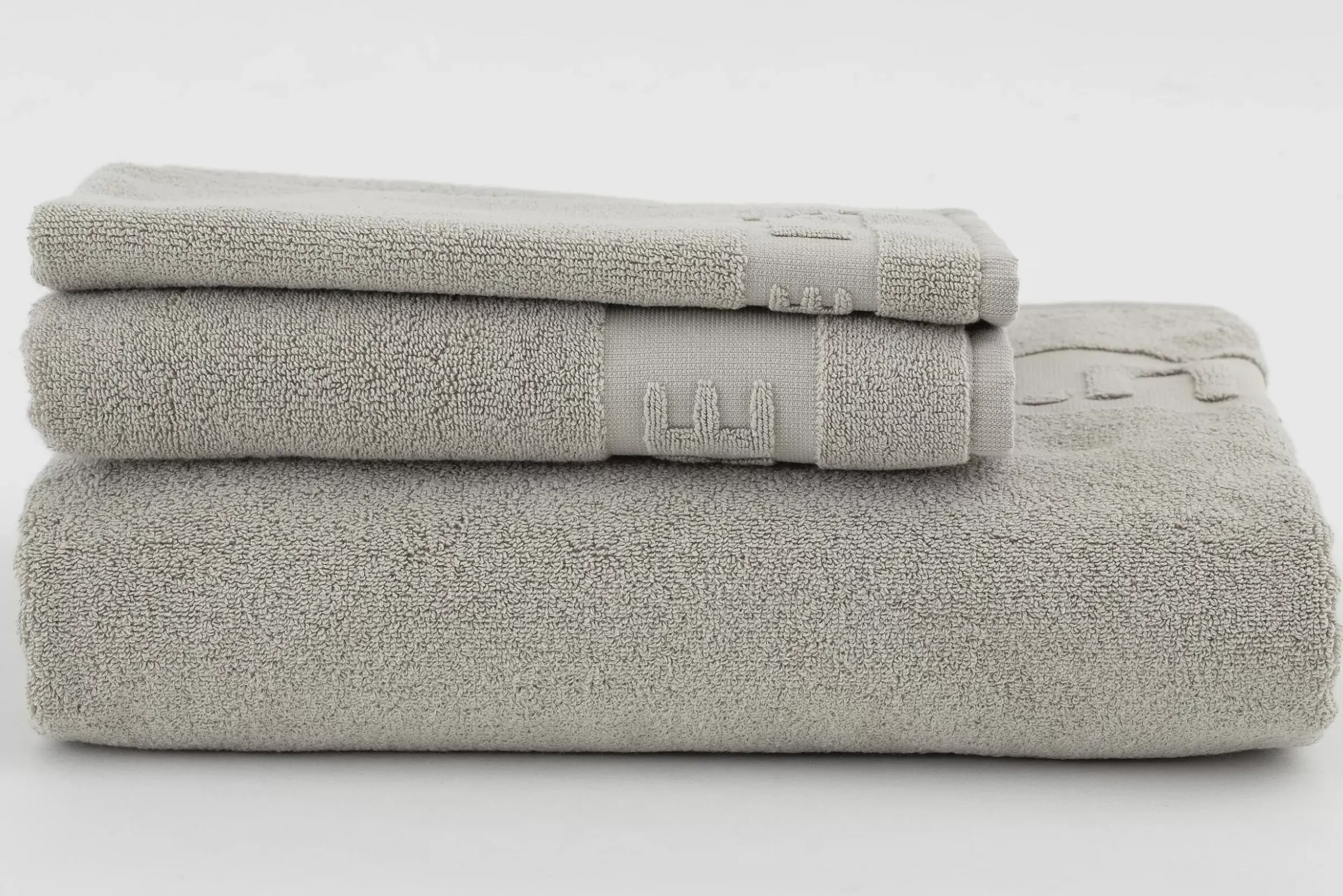 Textiles^Flamant Baobao, Serviette De Bain, Gris Clair, 100X180 Cm
