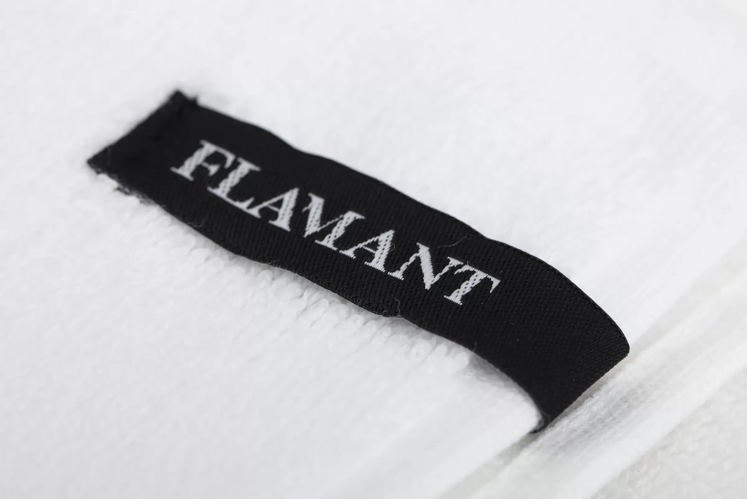 Textiles^Flamant Baobao, Serviette De Bain, Blanc, 100X180 Cm