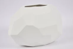 Décoration^Flamant Belinda, Vase, Ceramique, Blanc, Modele 1
