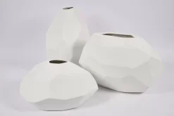 Décoration^Flamant Belinda, Vase, Ceramique, Blanc, Modele 3