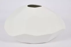 Décoration^Flamant Belinda, Vase, Ceramique, Blanc, Modele 3