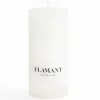 Décoration^Flamant Beth, Bougie, Couleur Blanc, 7X15Cm