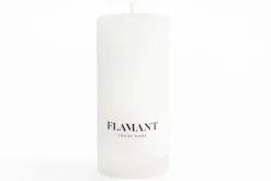 Décoration^Flamant Beth, Bougie, Couleur Blanc, 7X15Cm