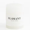 Décoration^Flamant Beth, Bougie, Couleur Blanc, 7X9Cm