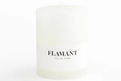 Décoration^Flamant Beth, Bougie, Couleur Blanc, 9X11,5Cm