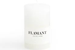 Décoration^Flamant Beth, Bougie, Couleur Blanc, 7X11,5Cm