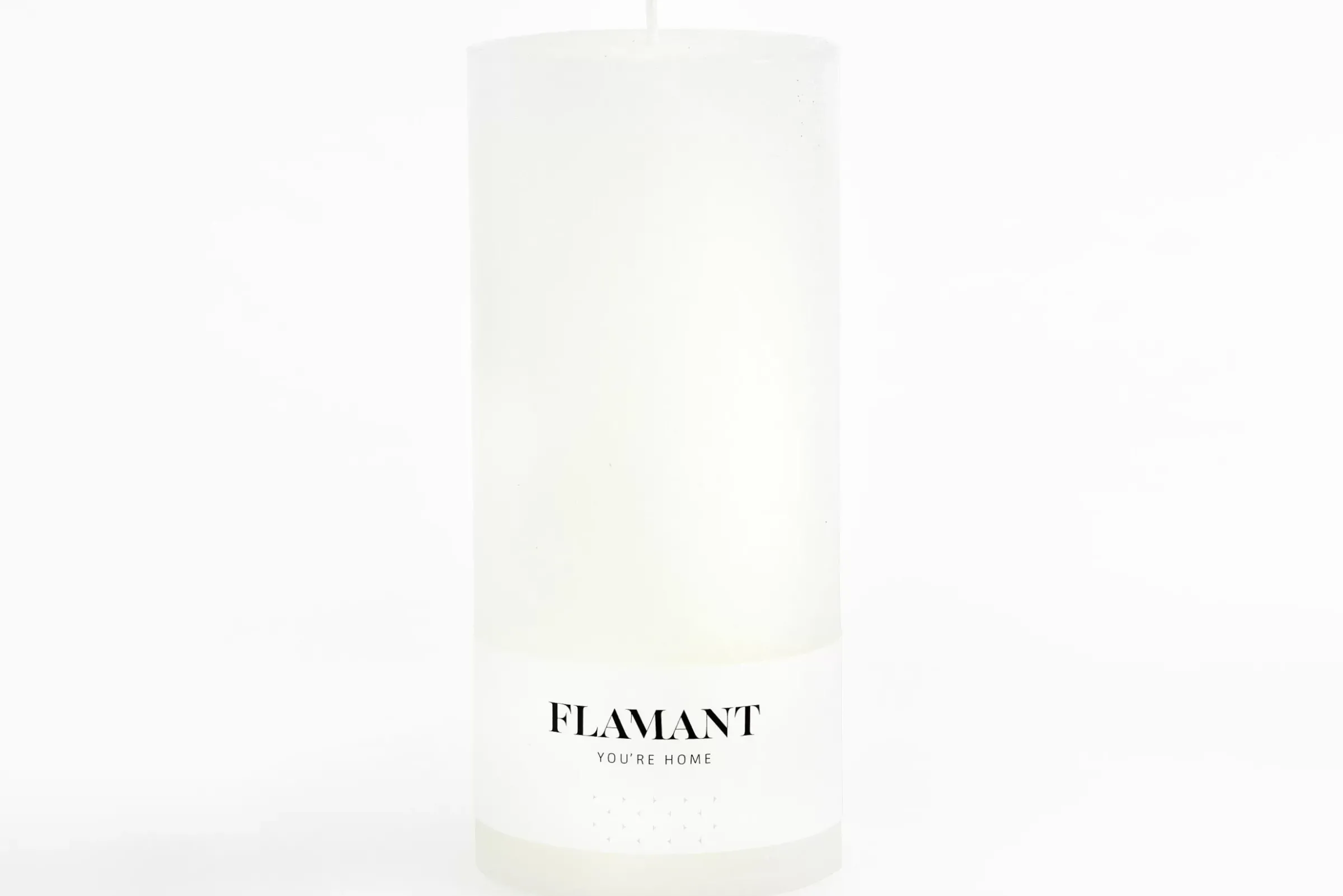 Décoration^Flamant Beth, Bougie, Couleur Blanc, 9X20Cm