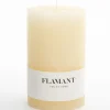 Décoration^Flamant Beth, Bougie, Couleur Creme, 9X15Cm