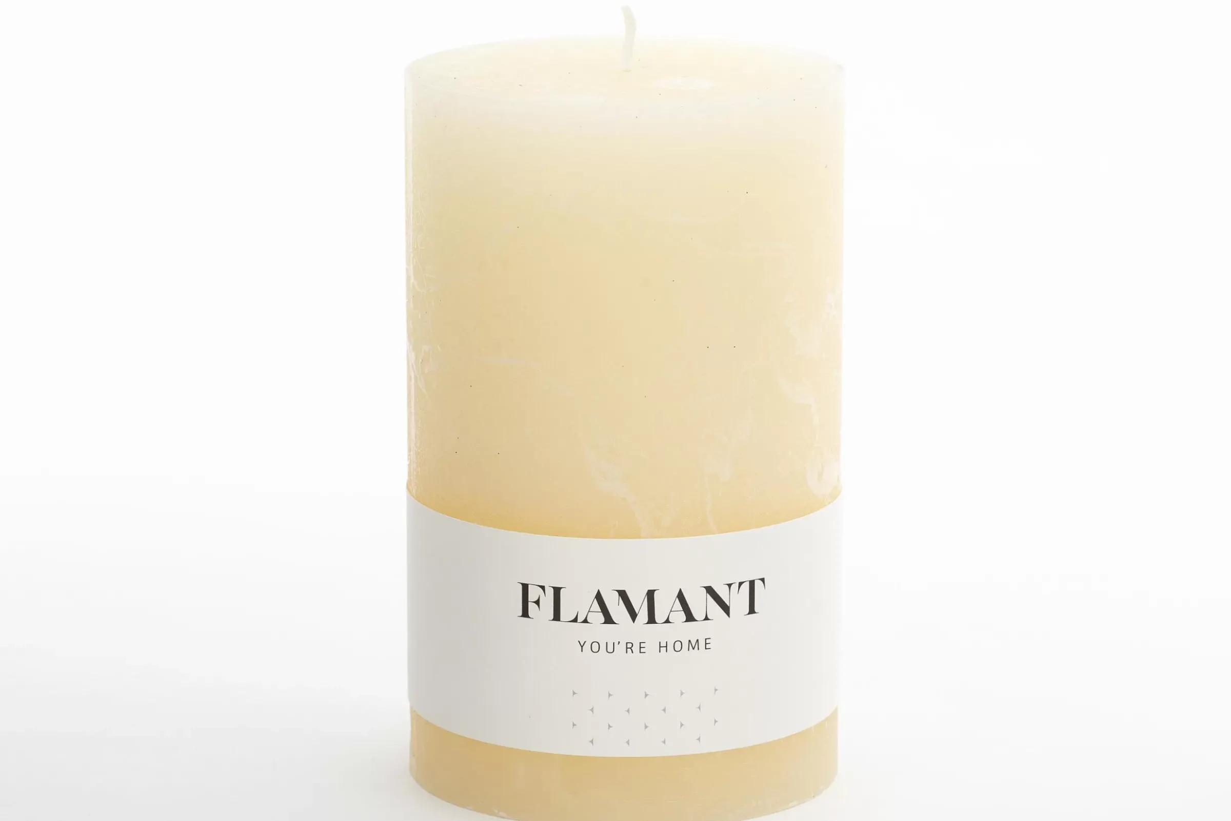 Décoration^Flamant Beth, Bougie, Couleur Creme, 9X15Cm