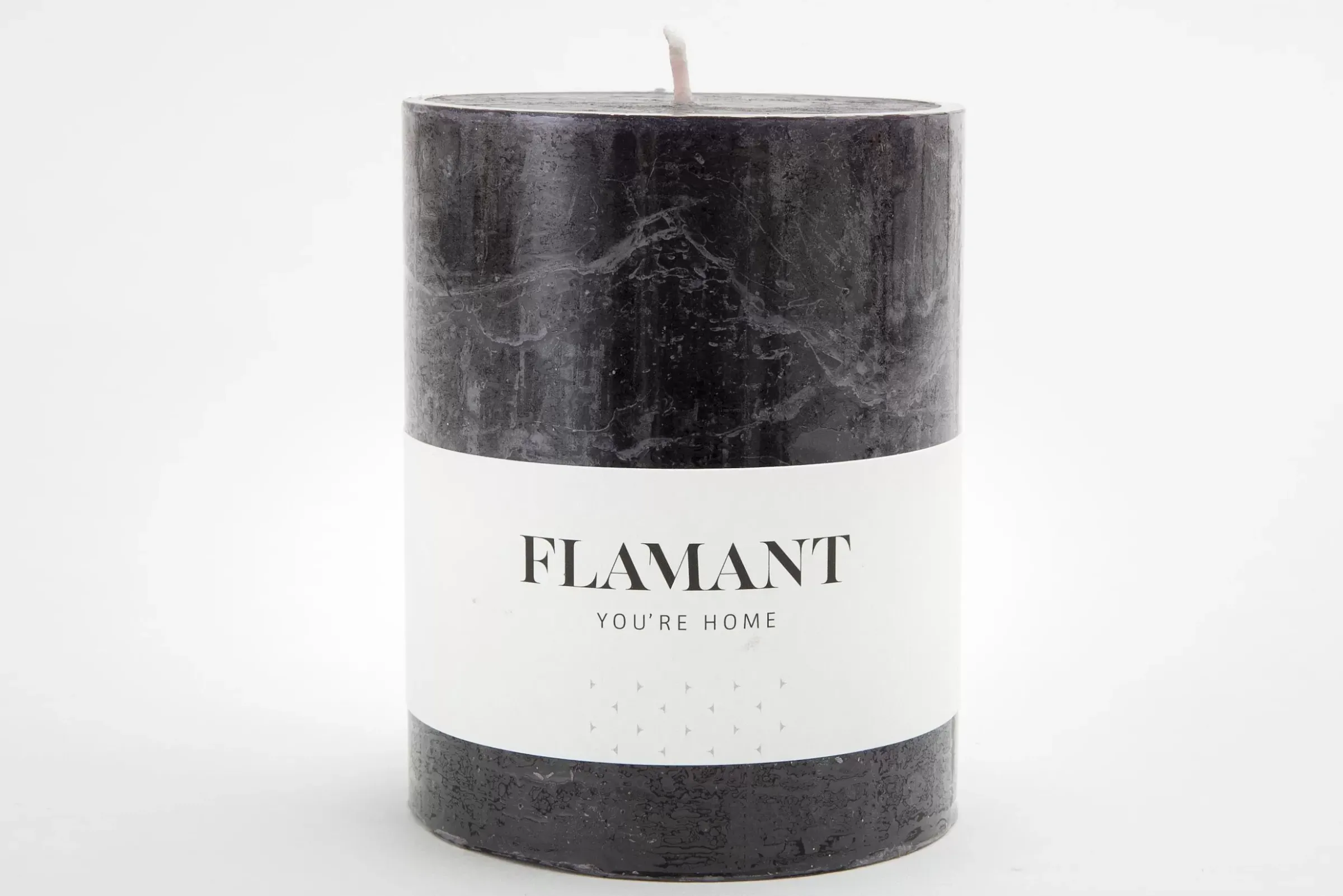 Décoration^Flamant Beth, Bougie, Couleur Noir, 9X11,5Cm
