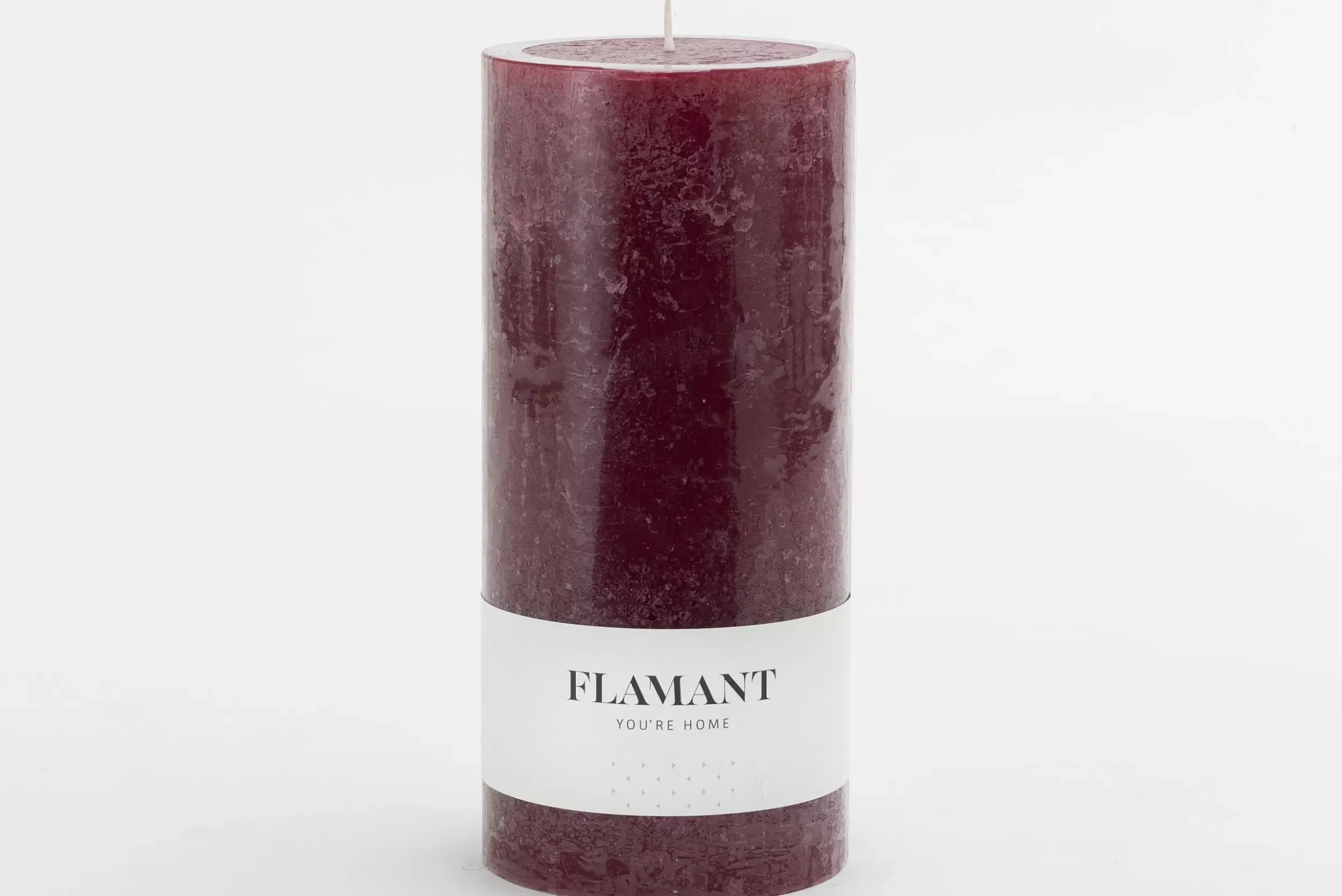 Décoration^Flamant Beth, Bougie, Couleur Rouge Balmoral, 9X20Cm