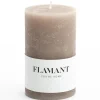 Décoration^Flamant Beth, Bougie, Couleur Taupe, 7X11,5Cm