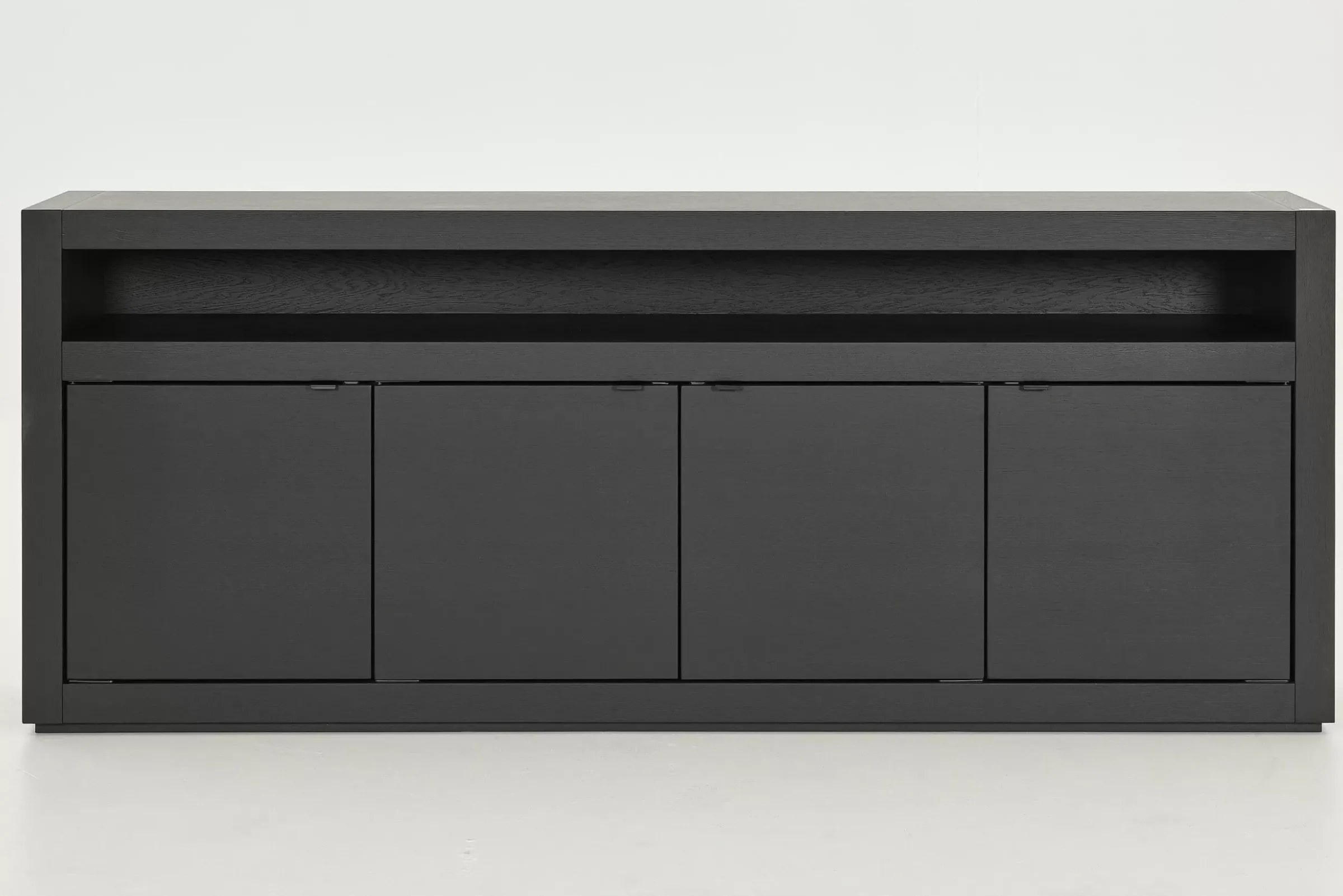 Buffets^Flamant Bjorn, Buffet, Noir, 4 Portes, Avec Lumieres Led A Intensite Variable