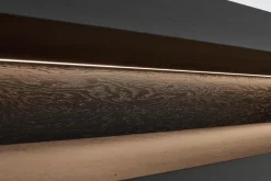 Buffets^Flamant Bjorn, Buffet, Noir, 4 Portes, Avec Lumieres Led A Intensite Variable