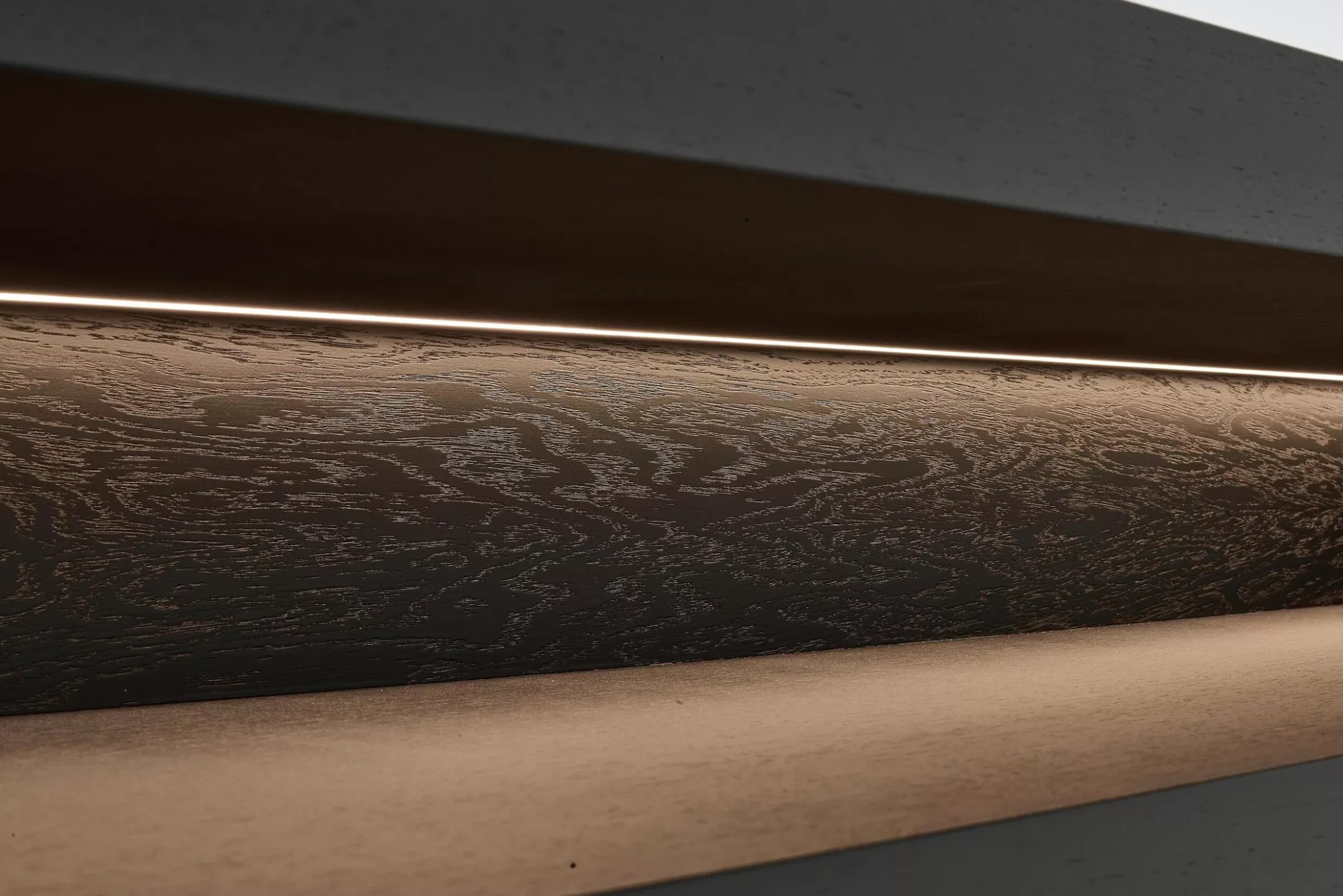 Buffets^Flamant Bjorn, Buffet, Noir, 4 Portes, Avec Lumieres Led A Intensite Variable