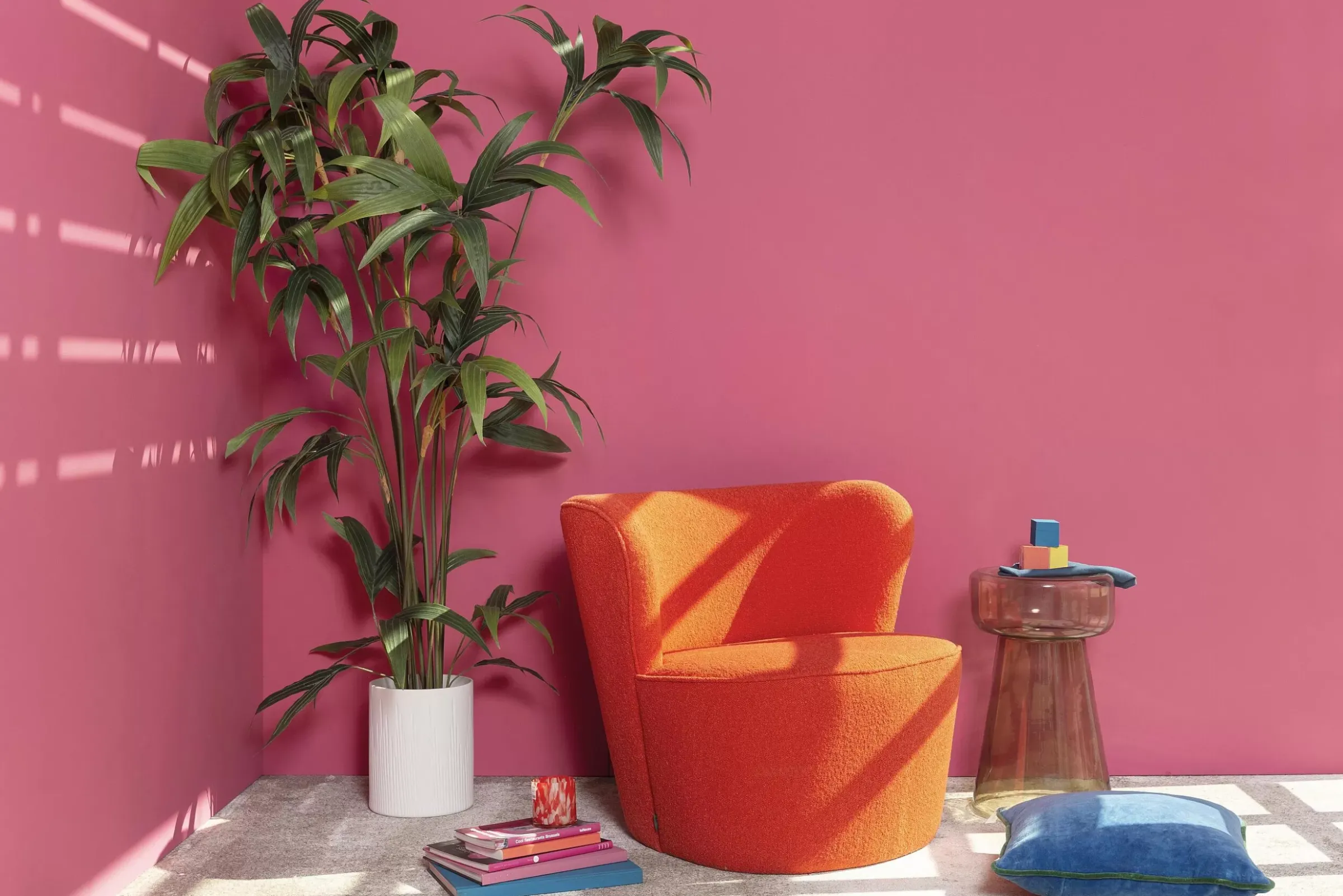 Rose / Parme^Flamant Bollywood