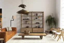 Chaises^Flamant Bruno, Fauteuil, Chene, Roseau, Avec Coussin