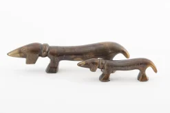 Décoration^Flamant Calum, Chien, Bronze Cuivre, L